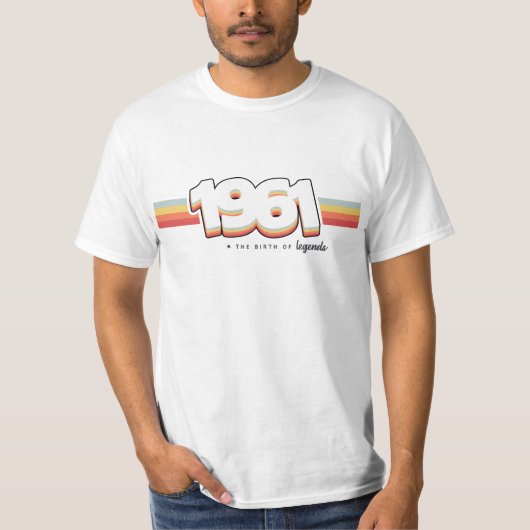 1961 The birth of legends T-shirt (Voorkant)