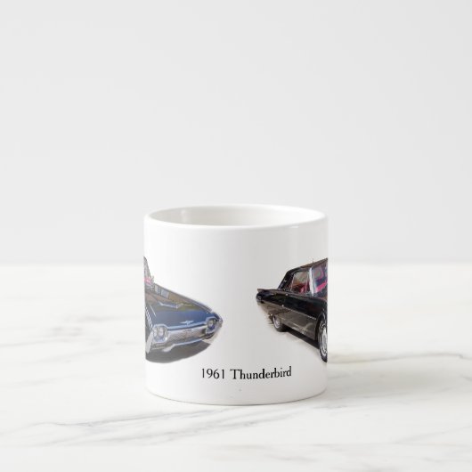 1961 Thunderbird espresso mok (Voorkant)