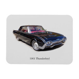 1961 Thunderbird magnet Magneet
