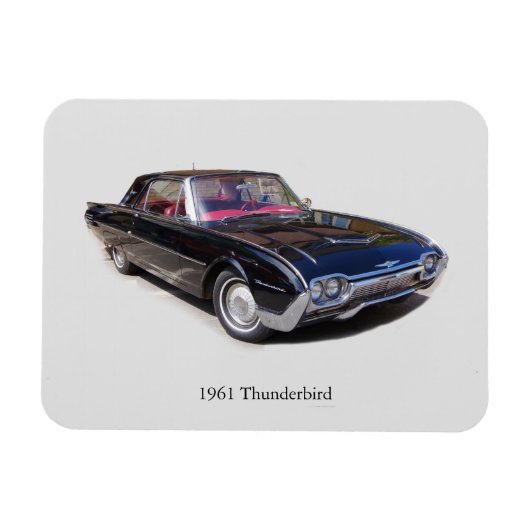 1961 Thunderbird magnet Magneet (Horizontaal)