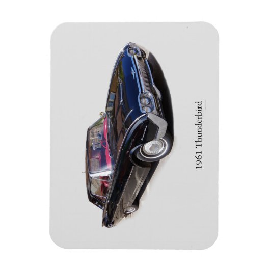 1961 Thunderbird magnet Magneet (Verticaal)