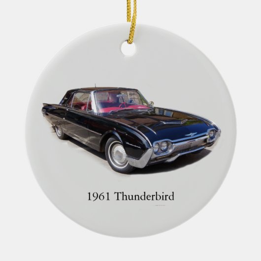 1961 Thunderbird ornament (Voorkant)