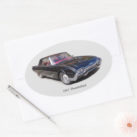 1961 Thunderbird sticker (Envelop)