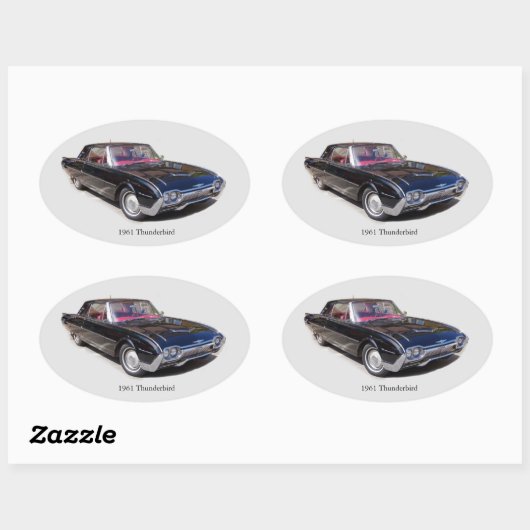 1961 Thunderbird sticker (Vel)
