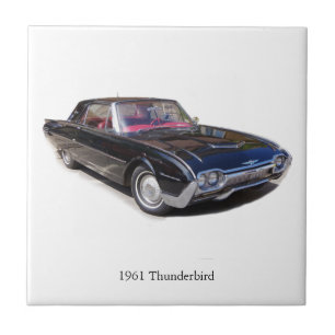 1961 Thunderbird tile Tegeltje