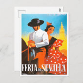 1961 valerie van Sevilla Briefkaart (Voorkant / Achterkant)