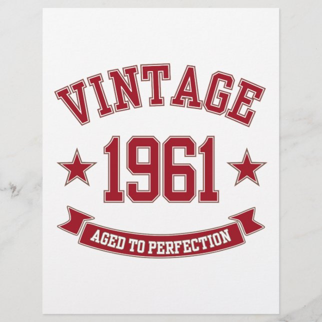 1961 Vintage met een volmaakte (Voorkant)