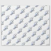 1961 Witte korvet Cadeaupapier (Vlak)