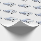 1961 Witte korvet Cadeaupapier (Hoek)