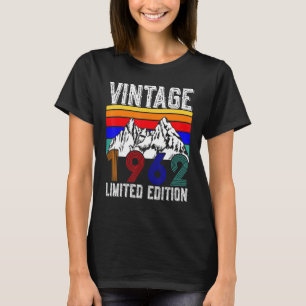1962 60 jaar oude jongens meisjes 60e geboorte t-shirt