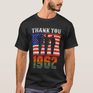  1962 60 jaar oude vlag Amerikaanse 60ste geboorte T-shirt