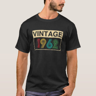 1962 60e verjaardag 60 jaar oud Best T-shirt