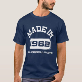 1962 60e verjaardag T-Shirt