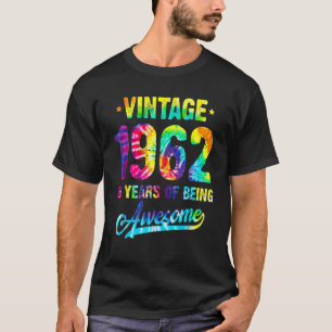  1962 60e verjaardag van de kleurstof 60 jaar lang t-shirt