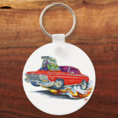 1962-63 Impala Red Car Sleutelhanger (Voorkant)