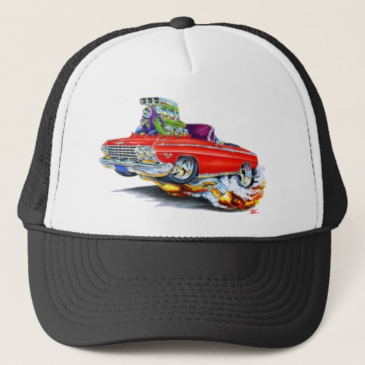 1962-63 Impala Red Convertible Trucker Pet (Voorkant)