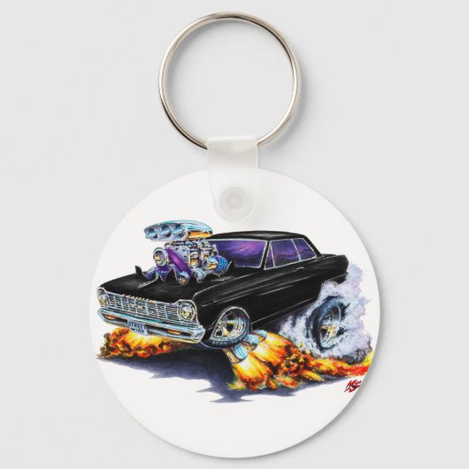 1962-65 Nova Black Car Sleutelhanger (Voorkant)
