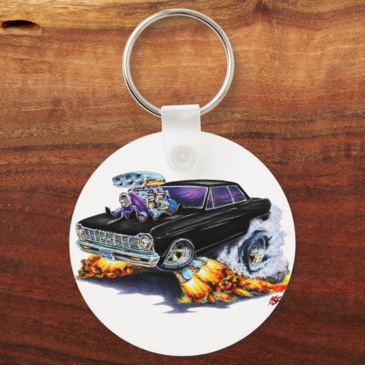 1962-65 Nova Black Car Sleutelhanger (Voorkant)