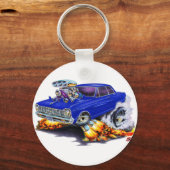 1962-65 Nova Dark Blue Car Sleutelhanger (Voorkant)