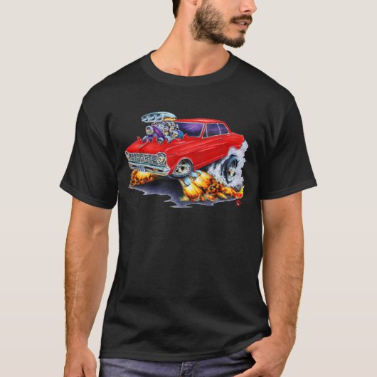 1962-65 Nova Red Car T-shirt (Voorkant)