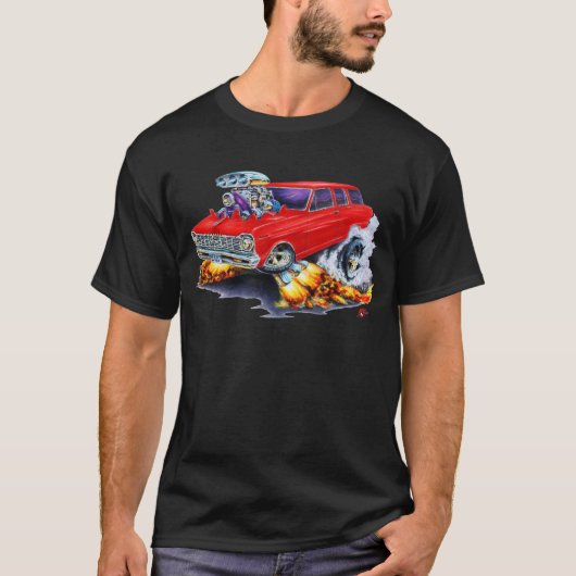 1962-65 Nova Red Wagon T-shirt (Voorkant)