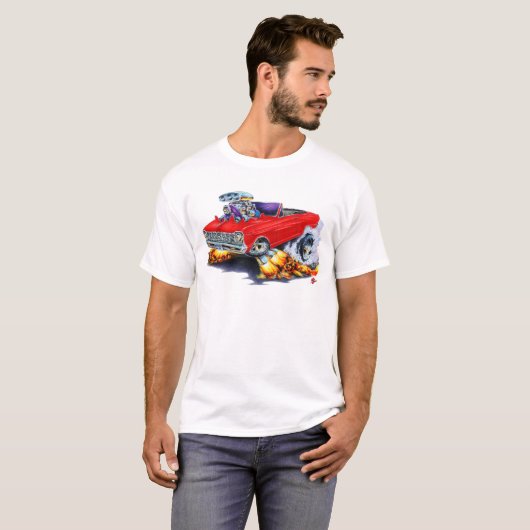 1962-95 Nova Red Convertible T-shirt (Voorkant volledig)
