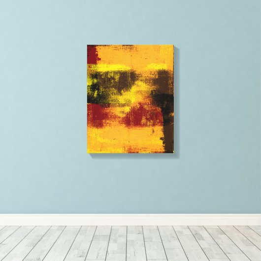 1962 Abstracte canvasafdrukken Canvas Afdruk (Insitu (Houten vloer))