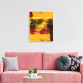 1962 Abstracte canvasafdrukken Canvas Afdruk (Insitu (Woonkamer))