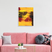 1962 Abstracte canvasafdrukken Canvas Afdruk (Insitu (Woonkamer))