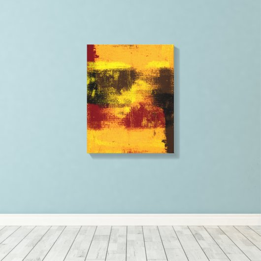 1962 Abstracte canvasafdrukken Canvas Afdruk (Insitu (Houten vloer))