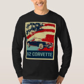 1962 C1 Corvette Pop Art Style T-shirt (Voorkant)