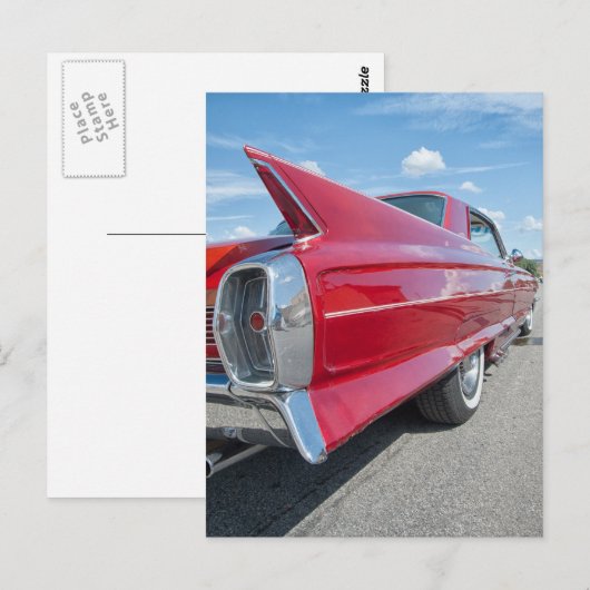 1962 Cadillac Briefkaart (Voorkant / Achterkant)