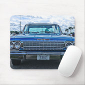 1962 Chevrolet Impala Hotrod Muscle Car Mousepad Muismat (Met muis)