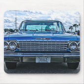 1962 Chevrolet Impala Hotrod Muscle Car Mousepad Muismat (Voorkant)