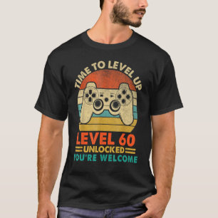  1962 Funny 60 jaar oude videoband 60th B T-shirt