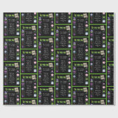 1962 Geboortejaar Trivia Cadeaupapier (Vlak)