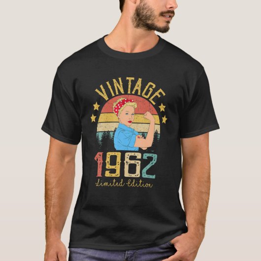  1962 gemaakt in 1962 59e verjaardag van vrouwen 5 t-shirt (Voorkant)