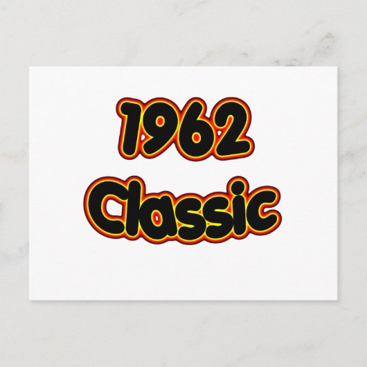 1962 Klassiek Briefkaart (Voorkant)
