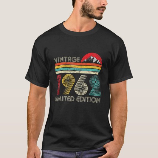 1962 Limited Edition 59 Years Old 59th Birthday Gi T-shirt (Voorkant)