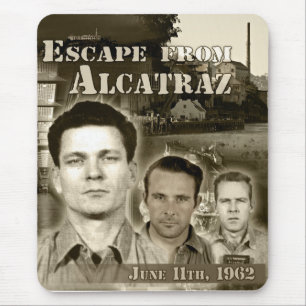 1962 Ontsnapping uit Alcatraz Muismat