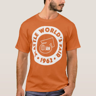 1962 Seattle Worlds Fair Circle White T-shirt