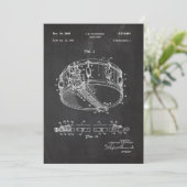 1962 Snare drum - Patent Draw Feestdagenkaart (Staand voorkant)