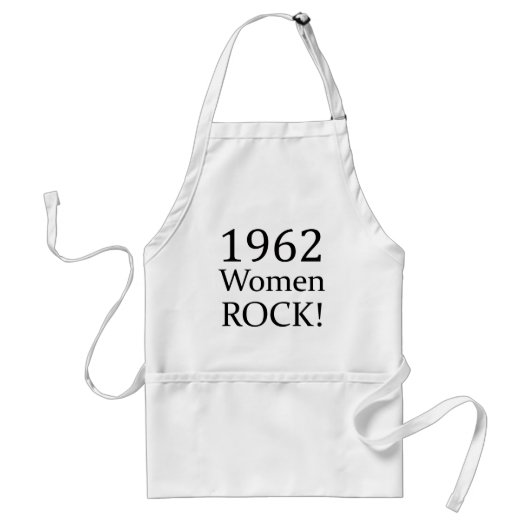 1962 Women Rock Standaard Schort (Voorkant)