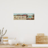1962 Zee Vista Motel, Myrtle Beach, SC Poster (Keuken)
