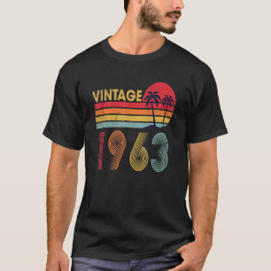 1963 59 jaar oude jongens en meisjes 59ste geboor t-shirt