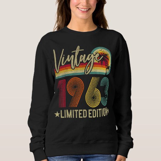 1963 59e verjaardag 59 jaar oude gag trui (Voorkant)