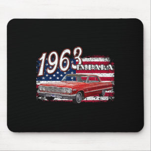 1963 63 Impala Lowrider SS 4th of July Amerikaans Muismat