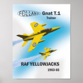 1963-65 RAF Yellowjacks Poster (Voorkant)