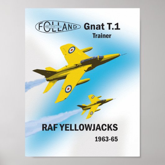 1963-65 RAF Yellowjacks Poster (Voorkant)
