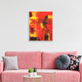 1963 Abstracte canvasafdrukken Canvas Afdruk (Insitu (Woonkamer))